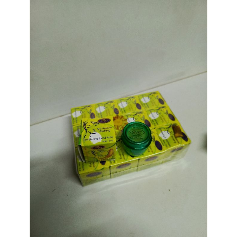 12pcs Cream Pemutih wajah sp gingseng Original