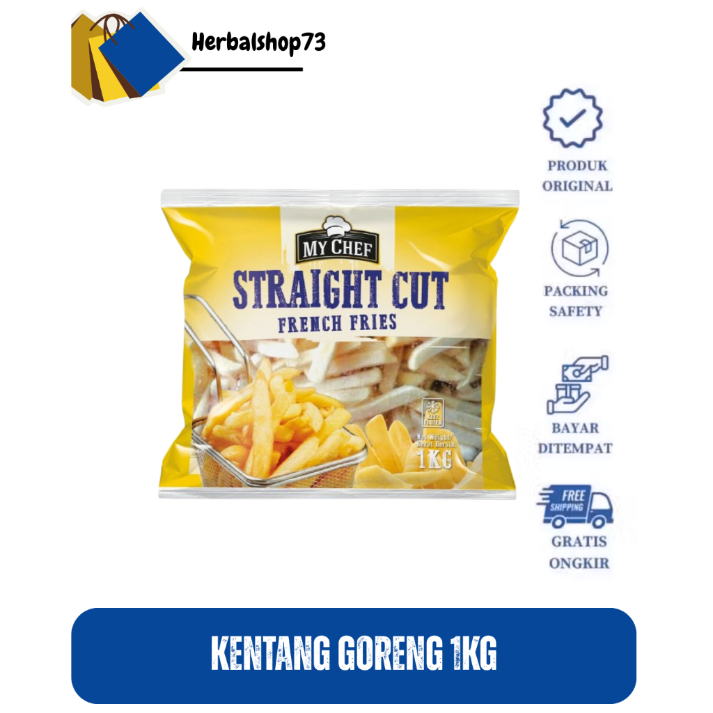 

kentang goreng STRAIGHT CUT dari mychef | frozen food