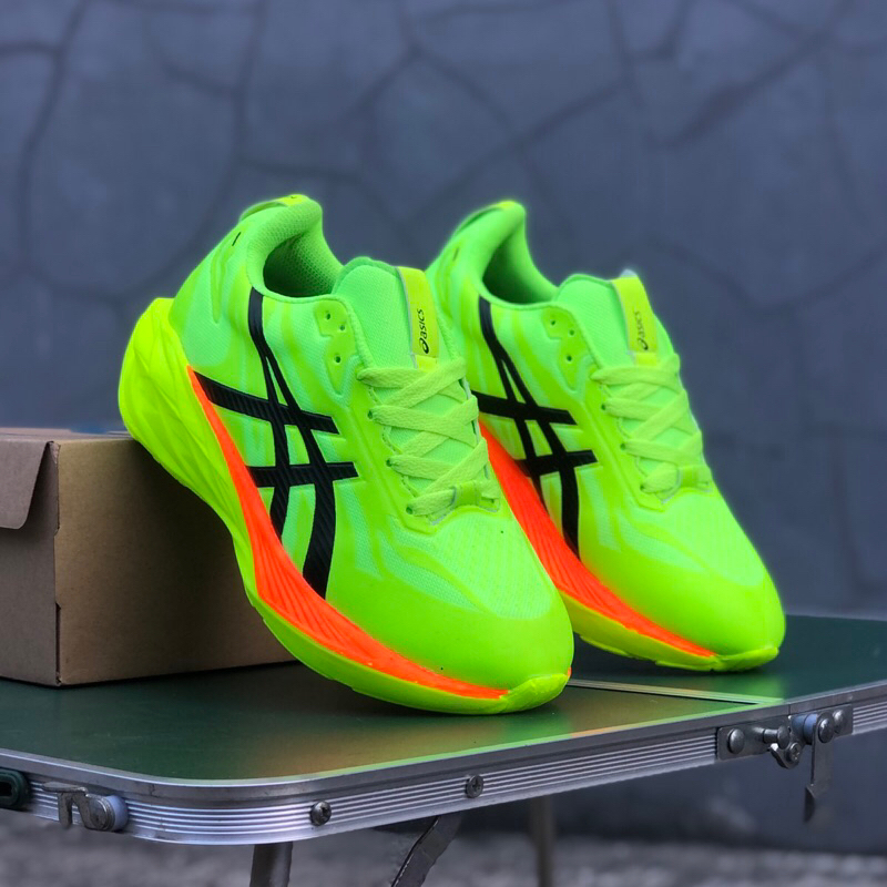 sepatu warna hijau stabilo running cewek cowok