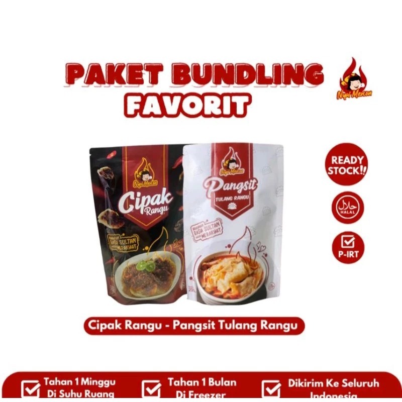 

PAKET BUNDLING FAVORIT (Pangsit rangu & Cipak Rangu)