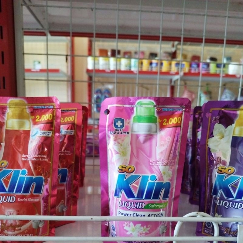 So Klin Liquid, Detergen Cair So Klin Liquid 100 ml