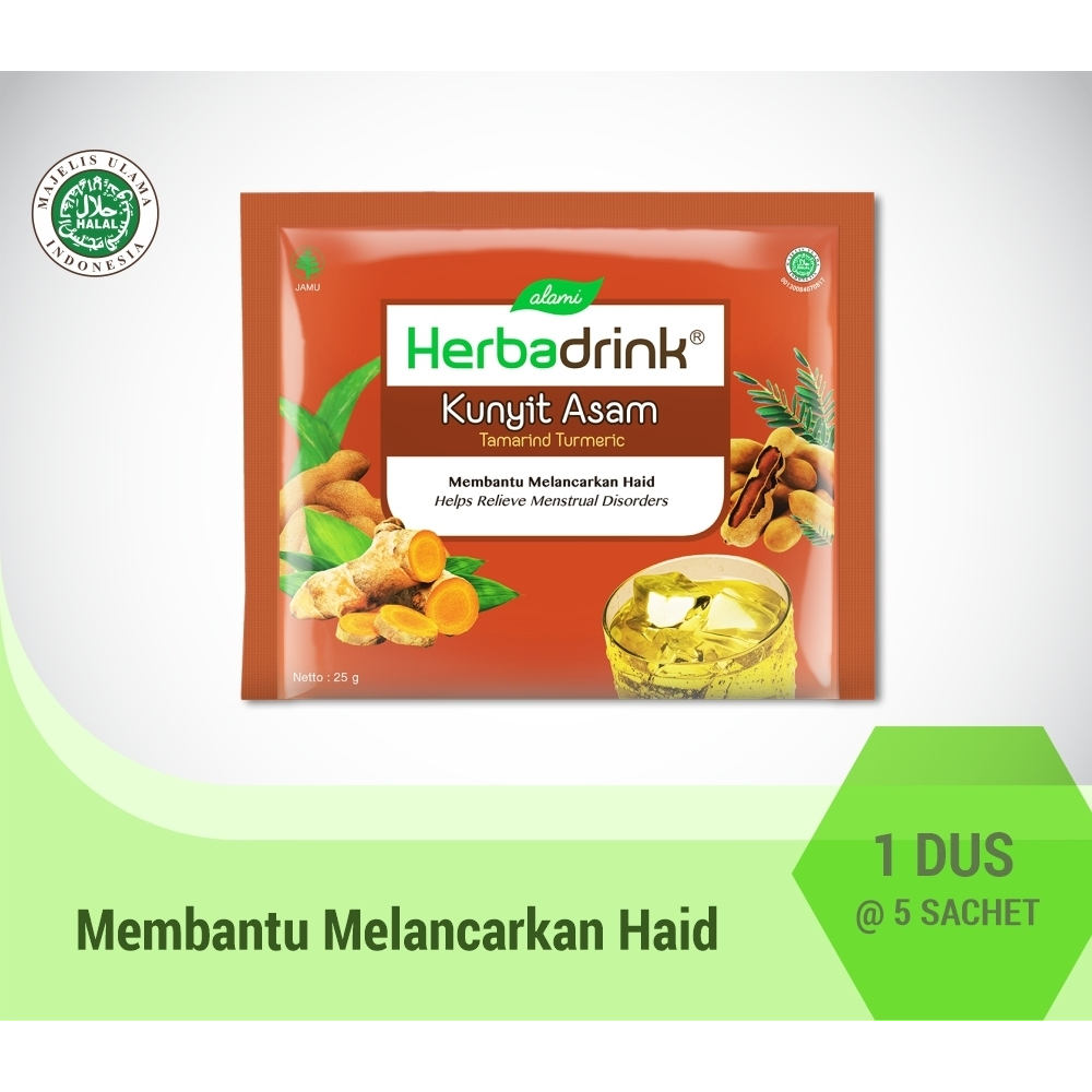 

HERBADRINK Kunyit Asam dus 5 sachet