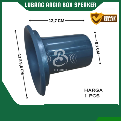 LUBANG ANGIN PLASTIK BOX SPEAKER OVAL BOX SALON TINGGI 12,7 CM