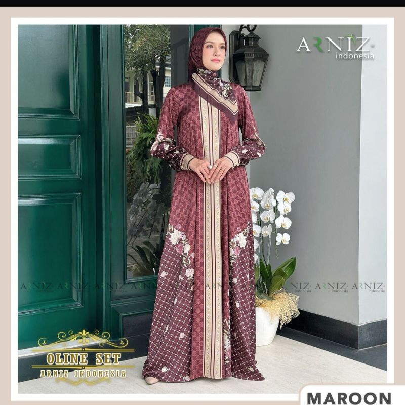 Oline set(Dress & scarves)by  ARNIZ