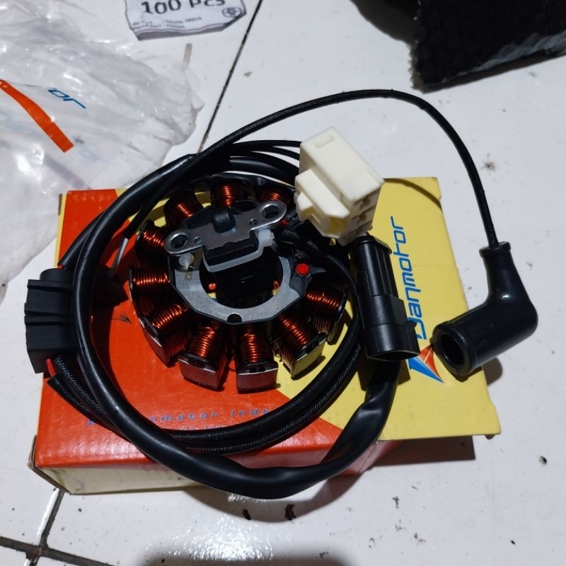 Spul Kumplit Pengapian Vespa Lx 3v S 3V Danmotor