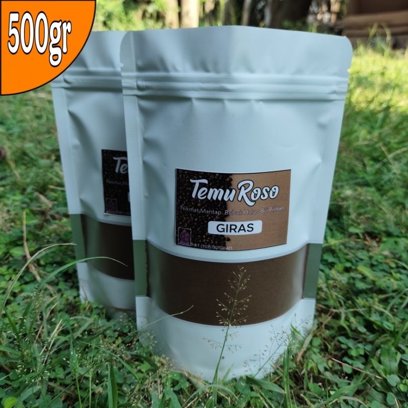 

Bubuk Kopi Giras Asli 500 gram kopi Temuroso .nikmat mantap