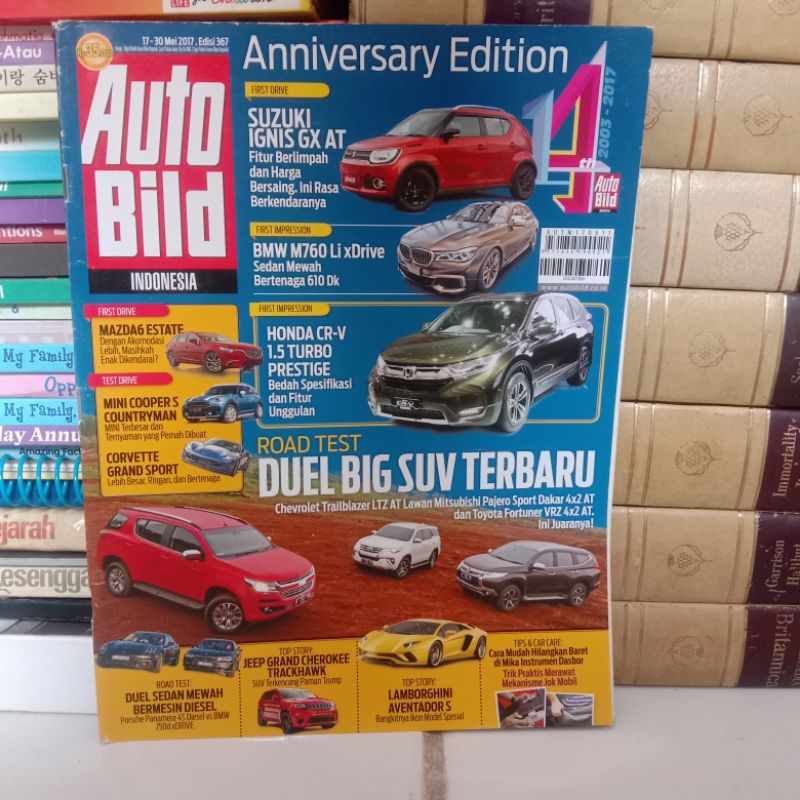 MAJALAH AUTO BILD INDONESIA EDISI 167 MEI 2017