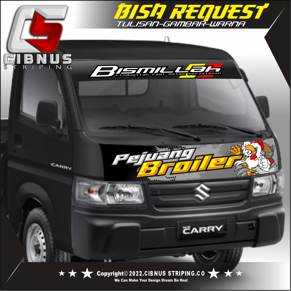BISA COD.STIKER CABIN MOBIL NEW CARRY/CARRY TAYO