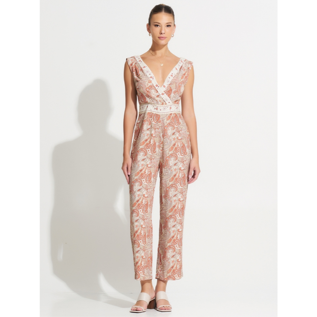 Morrato Bali - V-Neck Jumpsuit - Jewel Jumpsuit