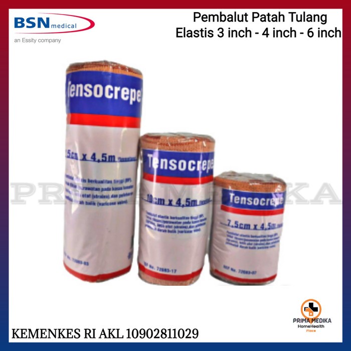 Tensocrepe Perban Elastis (Perban Keseleo Dan Fraktur Patah Tulang Elastis) - Roll