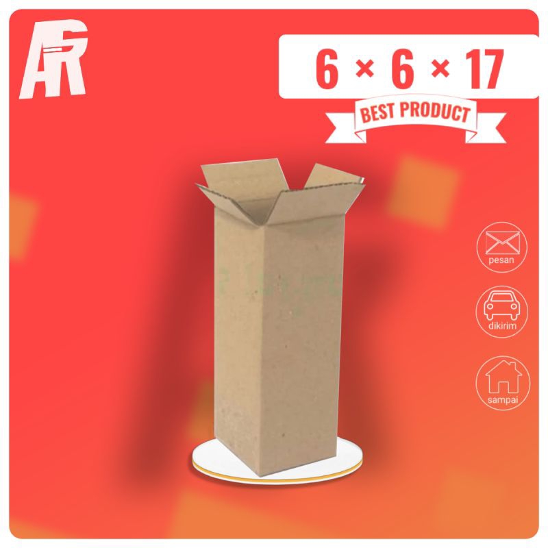 

kardus packing murah ukuran 6x6x17