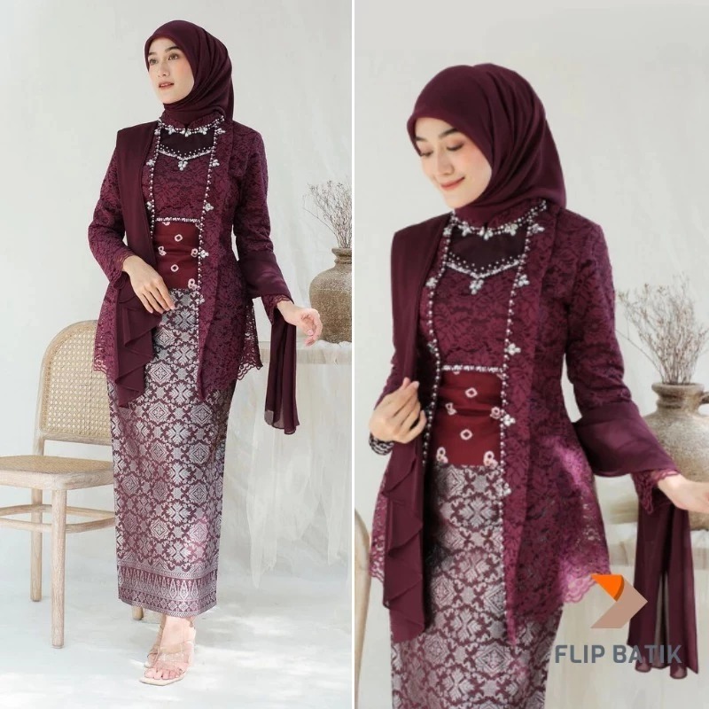 Rok Songket Span / Rok Songket Jadi / Rok Songket Kebaya / Rok Songket Palembang Kebaya Wanita