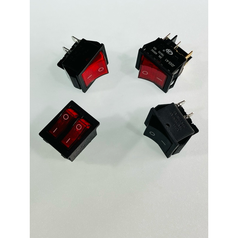 Swit Switch On Off 2 Jalur Plus Lampu 6 Kaki Body Besar Tanpa Lampu 4 Kaki Body Besar Plus Lampu 4 K