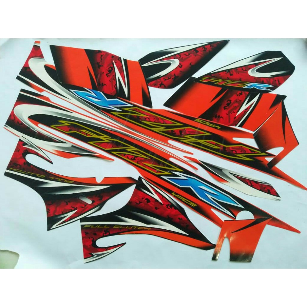 stiker striping yamaha f1zr 2005 orange