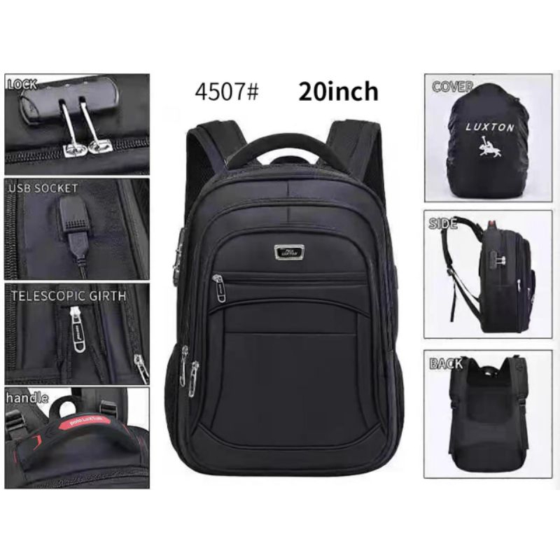 TAS RANSEL JUMBO POLO GIVES POLO LUXTON 20 INCH TERMURAH  TAS RANSEL POLO GEM JUMBO 20in TAS LAPTOP 