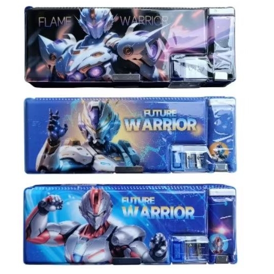 

pencil case XLG 1817-A / TEMPAT pensil magnet cowo / kotak pensil magnet cowo robot