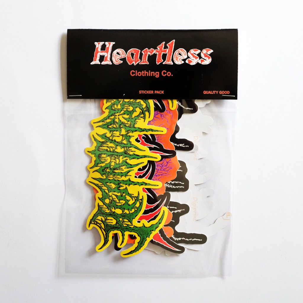 

HEARTLESS STICKER PACK DEATHMETAL