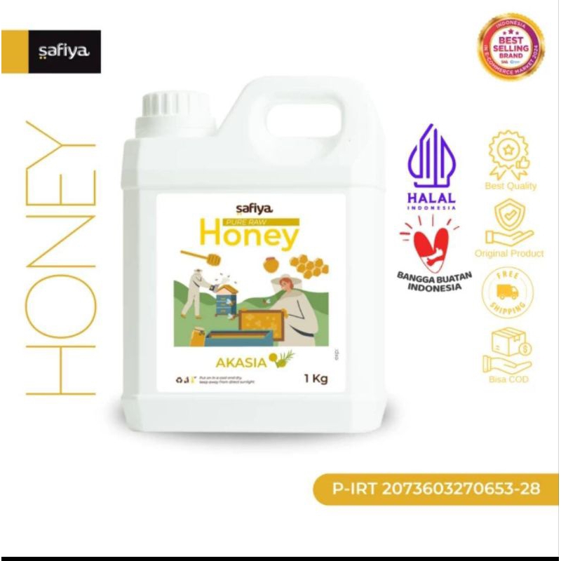 

MADU AKASIA 1 Kg SAFIYA ASLI MADU MURNI