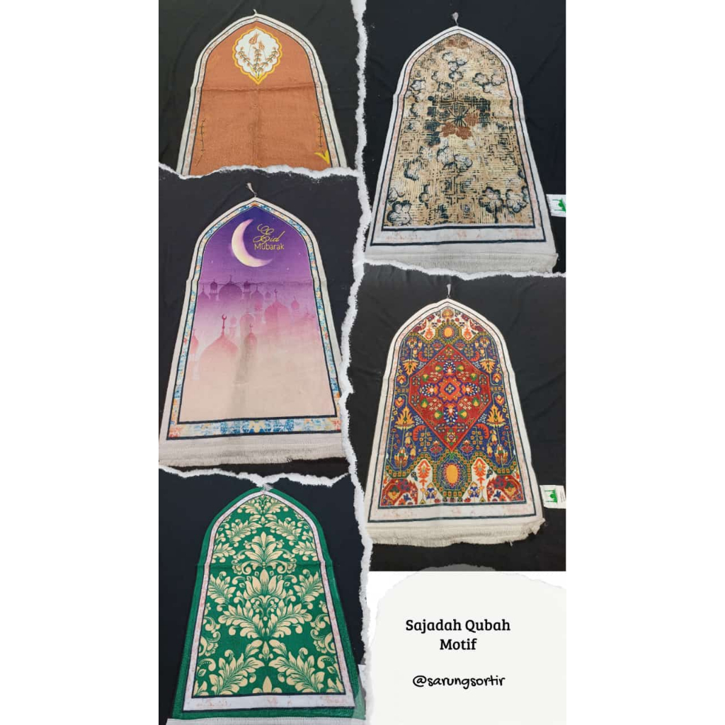 SAJADAH QUBA MOTIF EMPUK GROSIR ECER