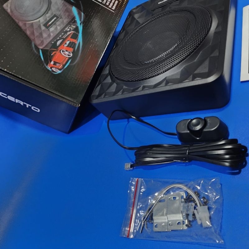 Subwoofer kolong jok mobil 8 inch concerto delta 810 free setelan bass subwoofer