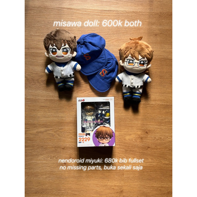 daiya no ace misawa doll miyuki kazuya nendoroid sawamura eijun