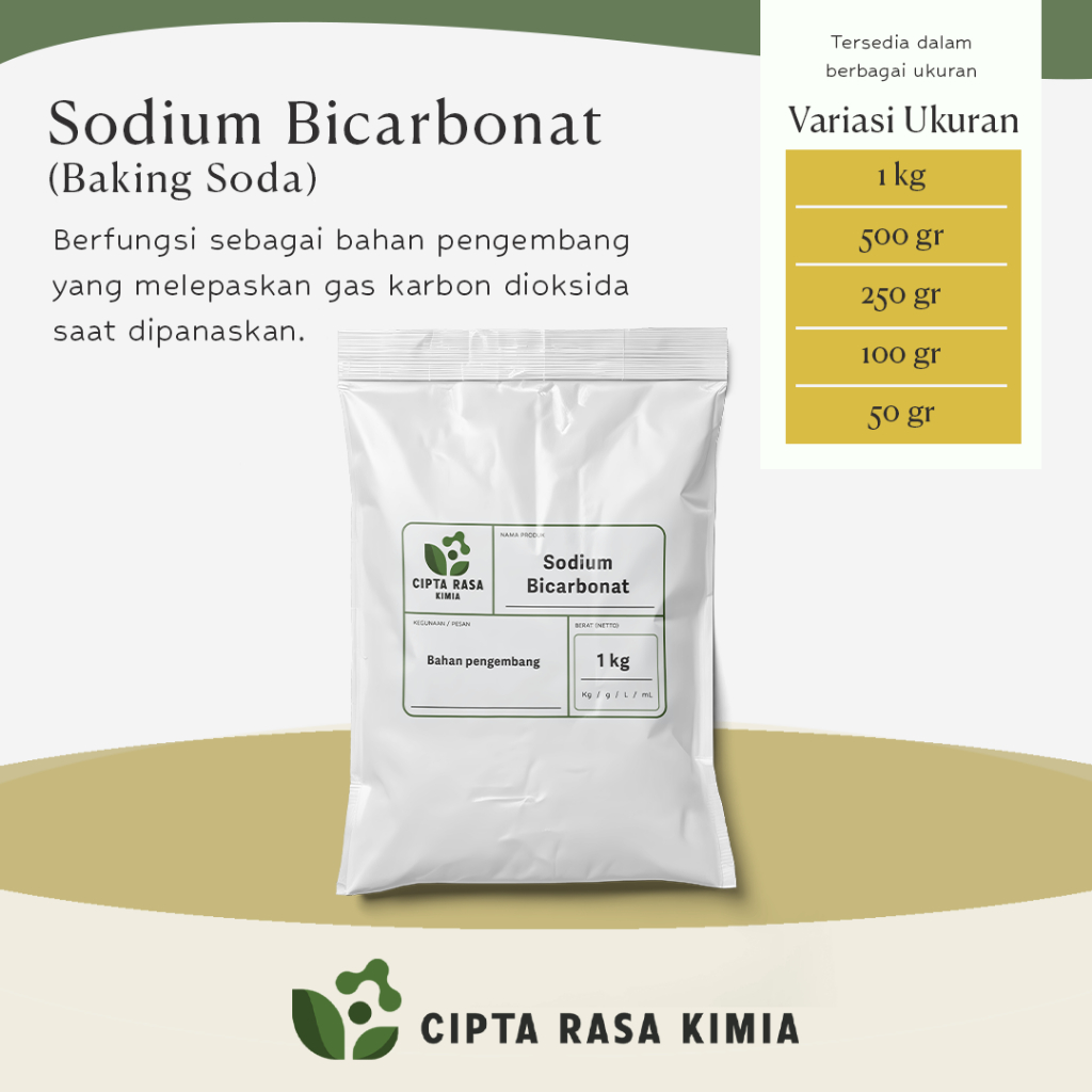 

Baking Soda - Sodium Bicarbonate Food Grade / Soda Kue