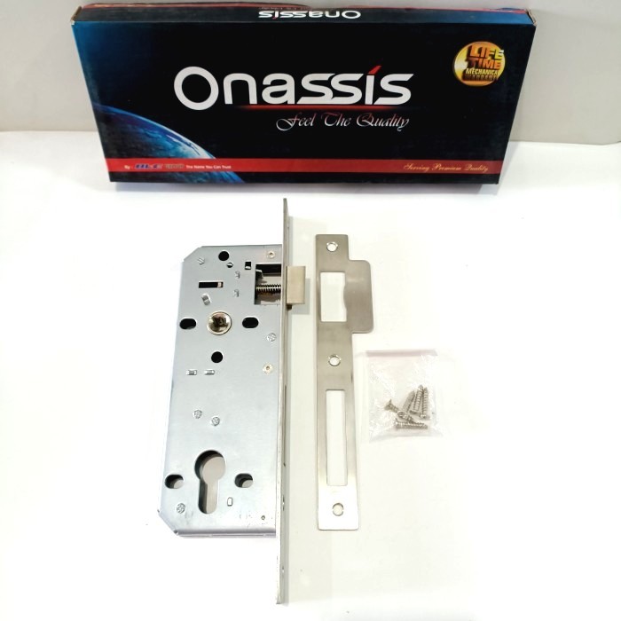Kunci Pintu Besar 24 cm ONASSIS Tanpa Silinder - Body Kunci Besar - Kunci Pintu Besar Tanpa Silinder
