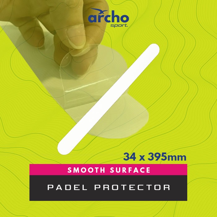 Padel Racket Protector Tape Transparent Smooth Surface/ Pelindung Raket Padel Frame- Padel Protector