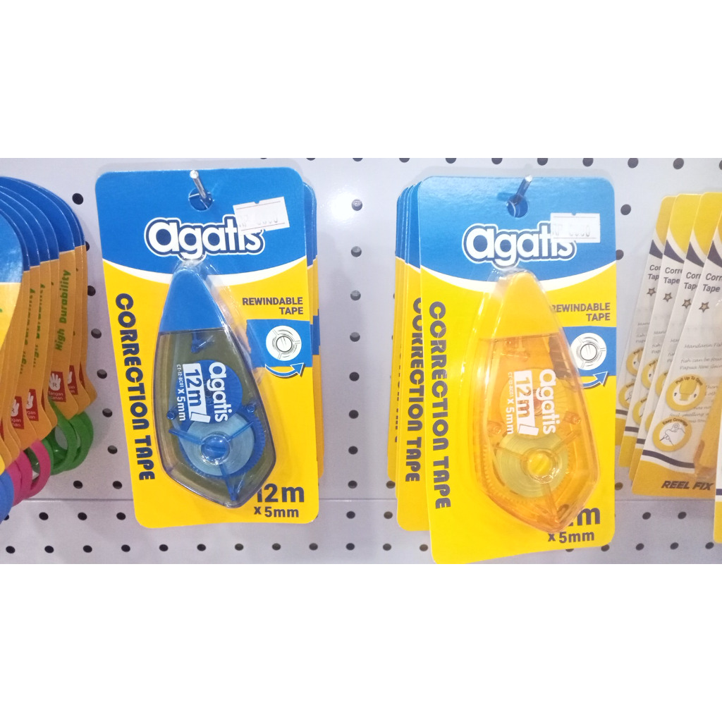 

AGATIS ECO CORRECTION TAPE 12X5MM CT-12-BC01 / Stipo / Tipe-X