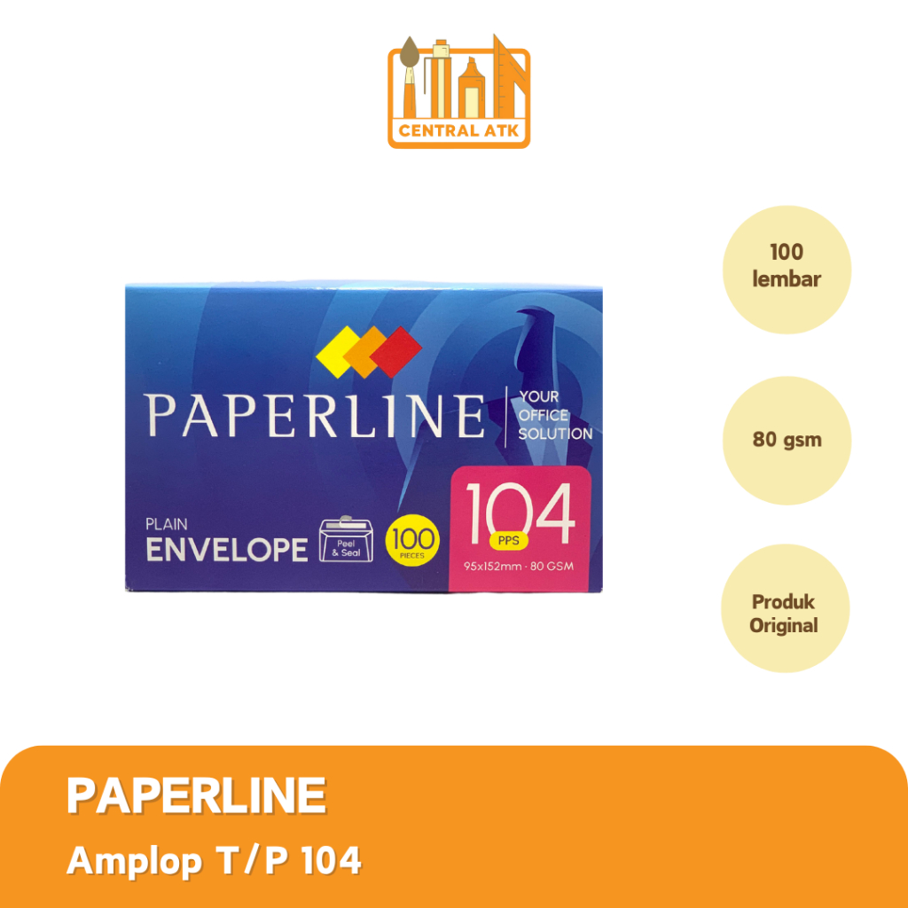 

AMPLOP PAPERLINE 104 (1 PAK) 95 x 152MM