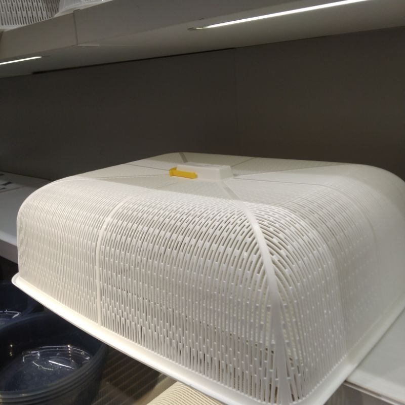 Tudung Saji Food Cover Besar Large Putih Plastik 59X45Cm