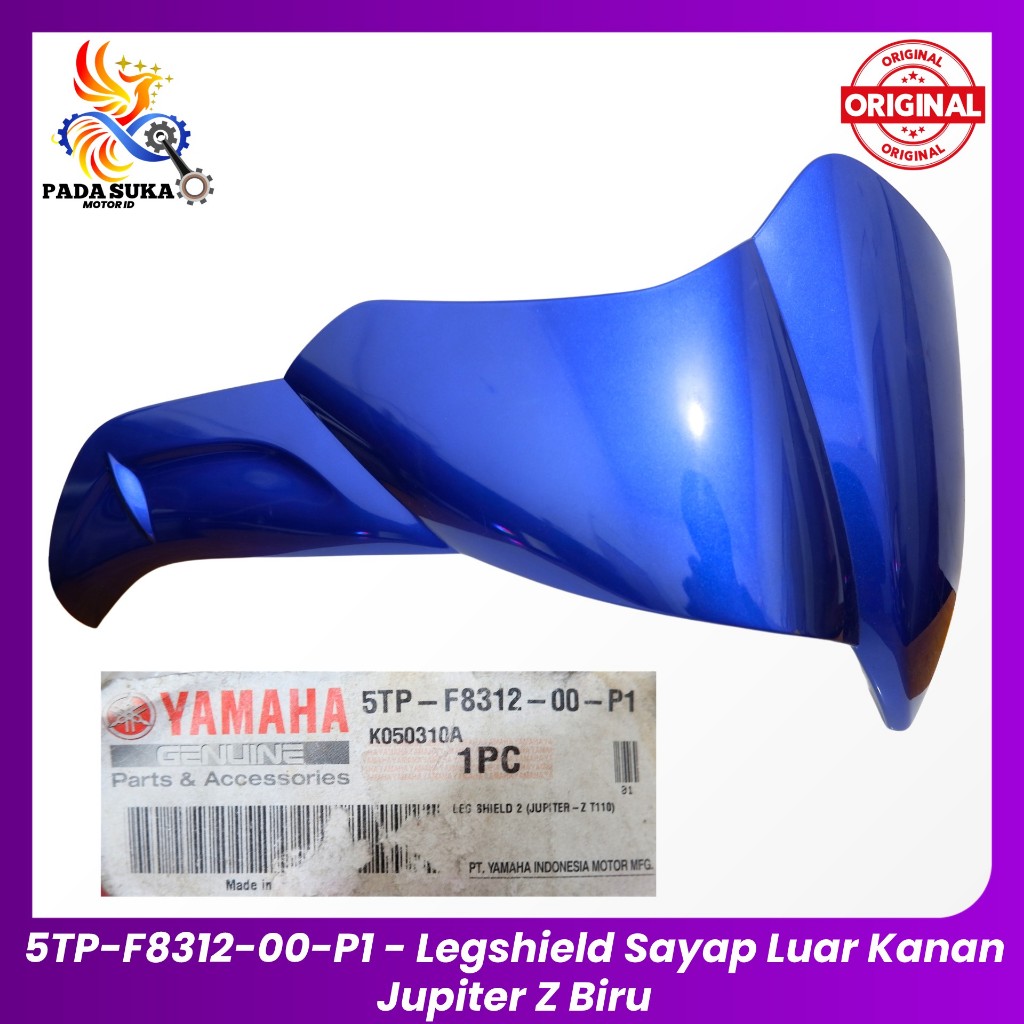 Cover Body Sayap Luar Kanan Jupiter Z Biru 5TP-F8312-00-P1 ORIGINAL YAMAHA 100%