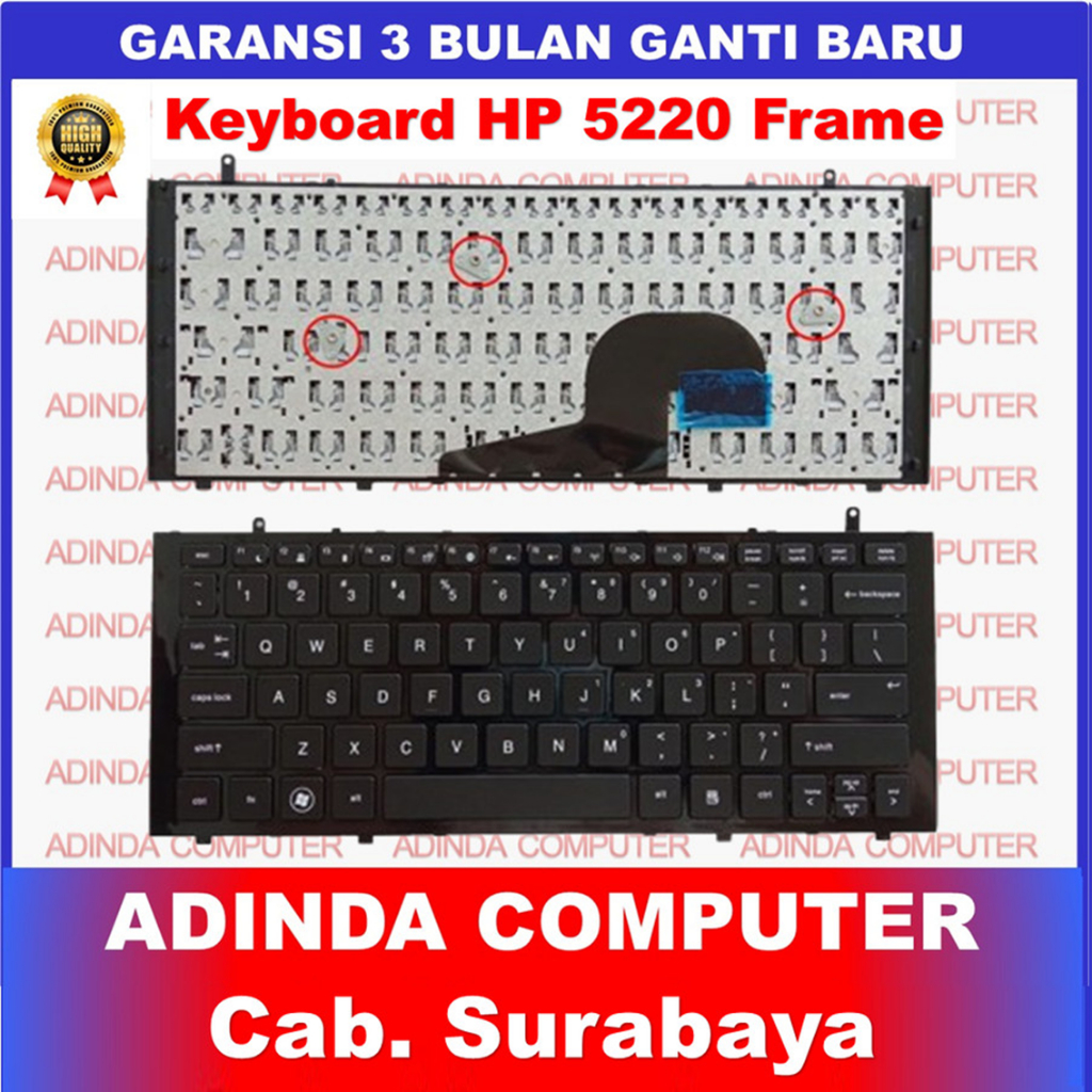 Keyboard HP Probook 5520 5520M 5220 5220M