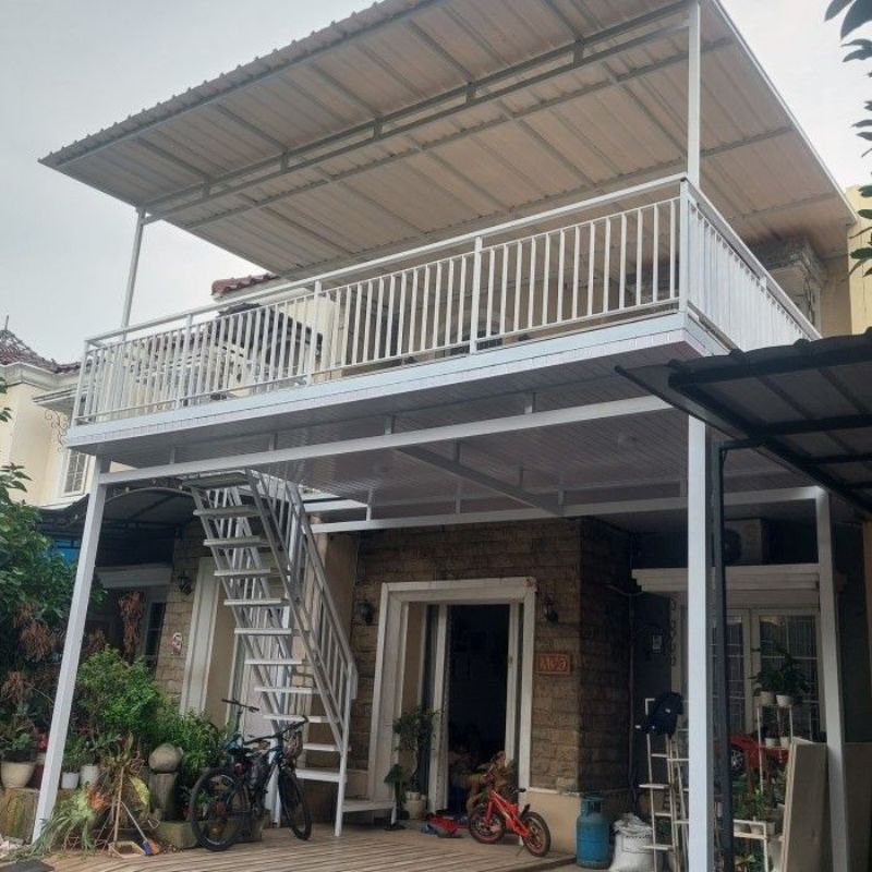 mezzanine dak besi balkon