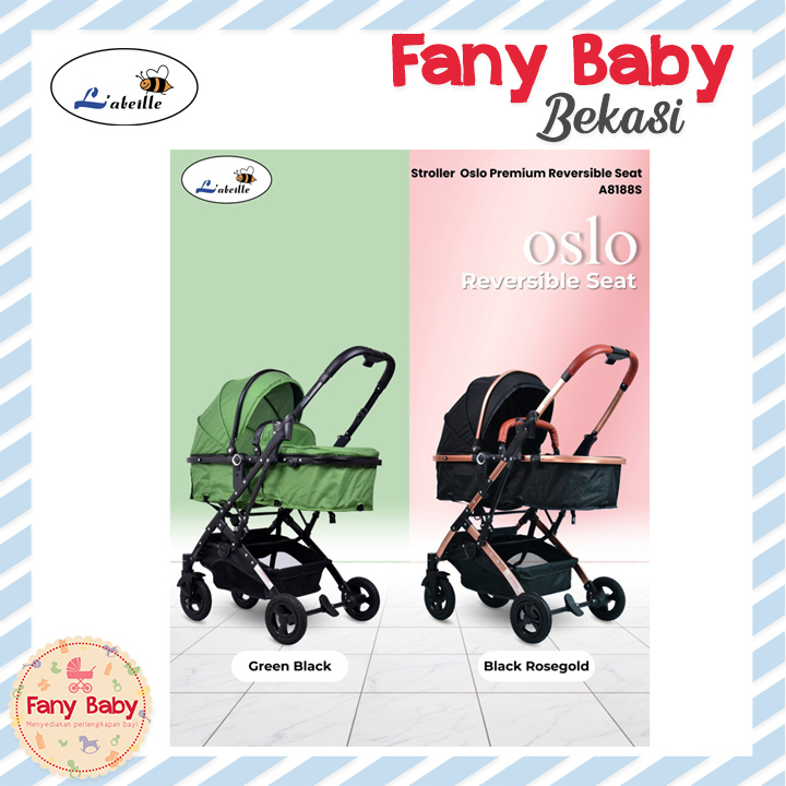 LABEILLE A8188S STROLLER BAYI OSLO PREMIUM REVERSIBLE | KERETA DORONG