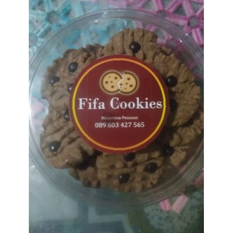 

Kue chococip kemasan toples 250gr