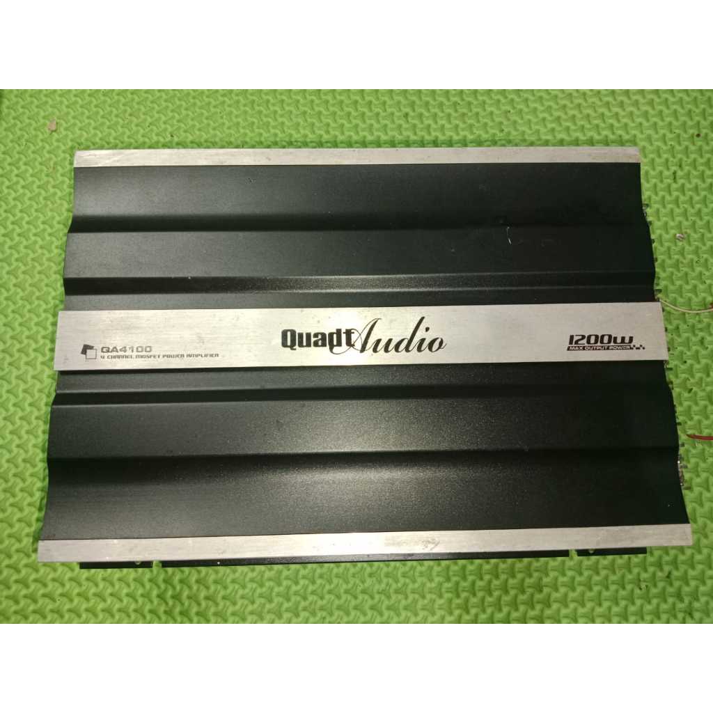 Power Audio Mobil QuadtAudio QA-4100 4 Channel. Kondisi Bekas Normal.