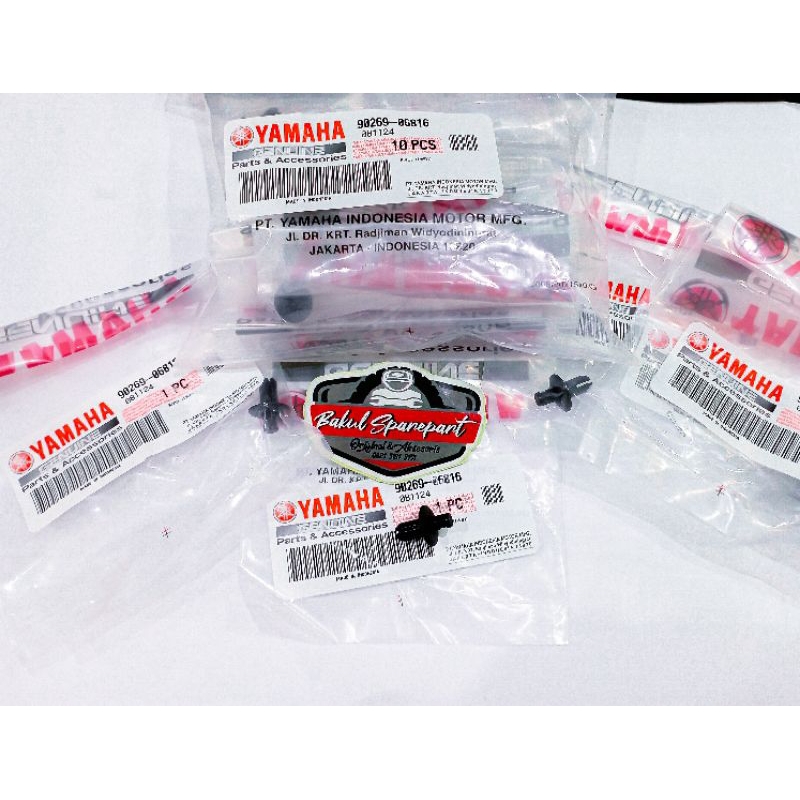 BAUT RIVET PAKU RIVET BODY BODI NMAX NEW NMAX AEROX R15 ORIGINAL YGP