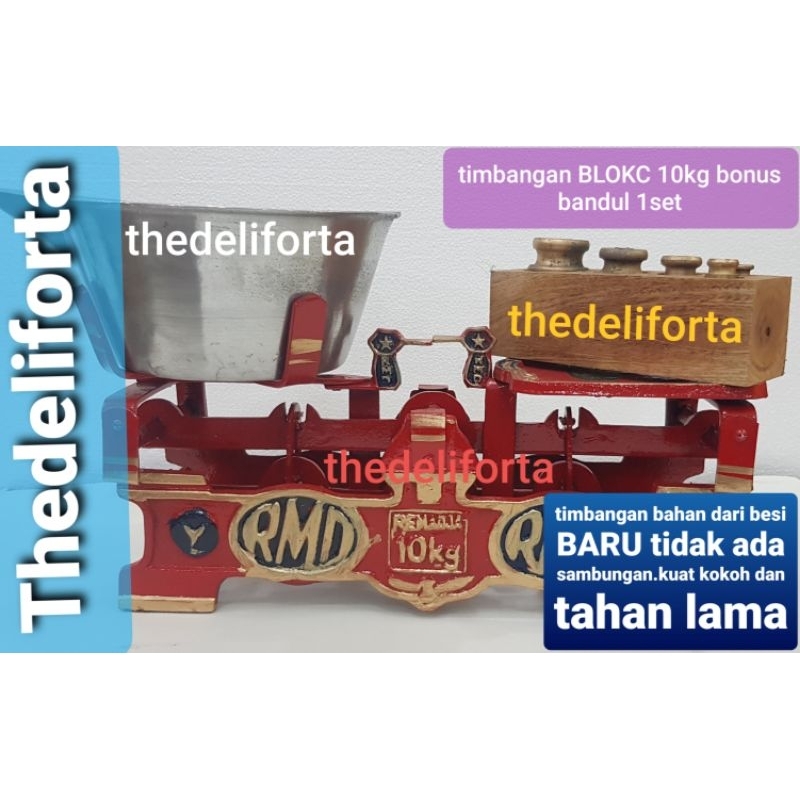 Timbangan bebek10kg BLOKC RMD  BONUS BANDUL 1set,timbangan duduk 10kg,timbangan buat dagang /jualan