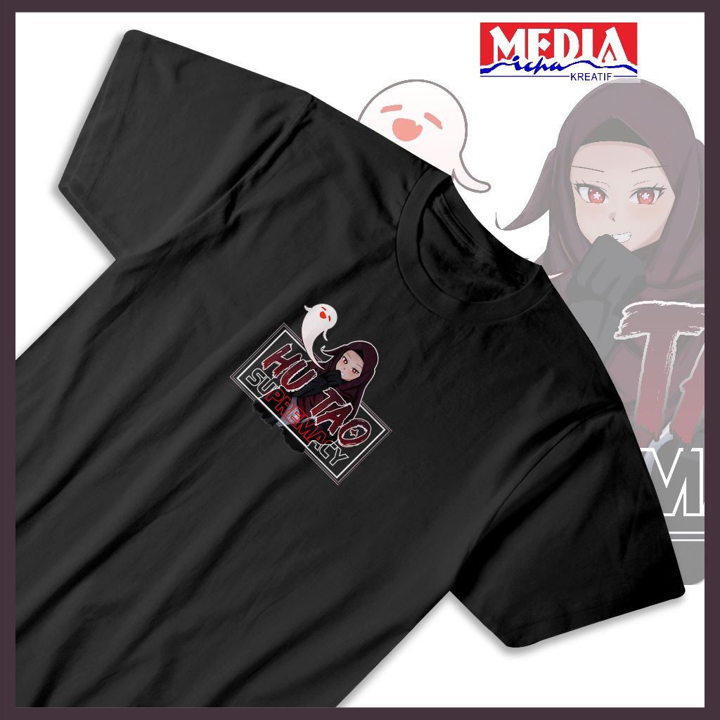 Kaos Anime Genshin Impact Hu Tao hijab