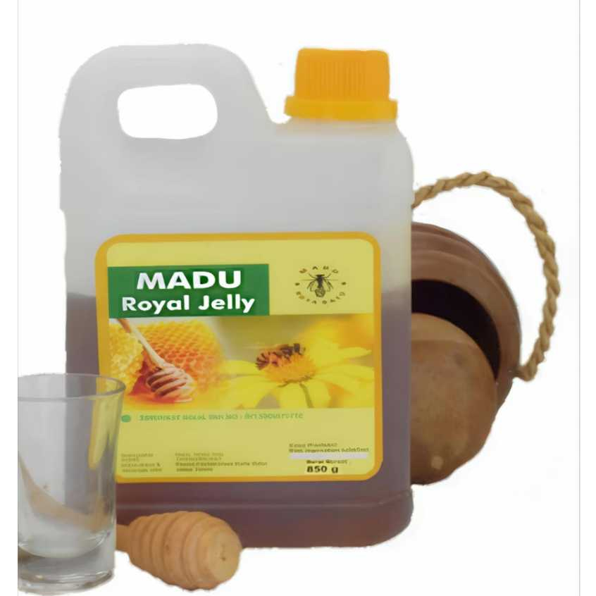 

Madu Royal Jelly, Asli Murni 2 in 1 Kemasan Jerigen Berat 850gr #Omah_MaduMurni