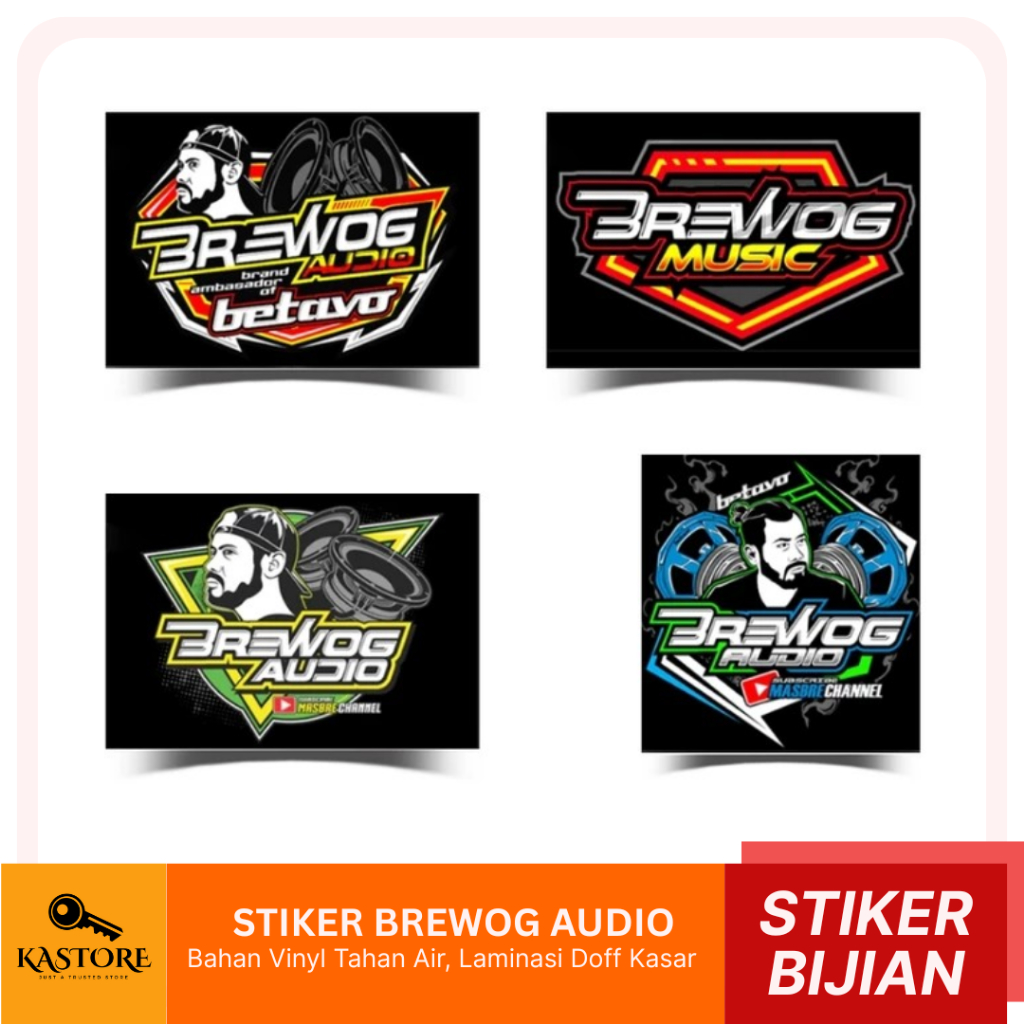 Stiker Brewog Audio - Stiker Brewog Series