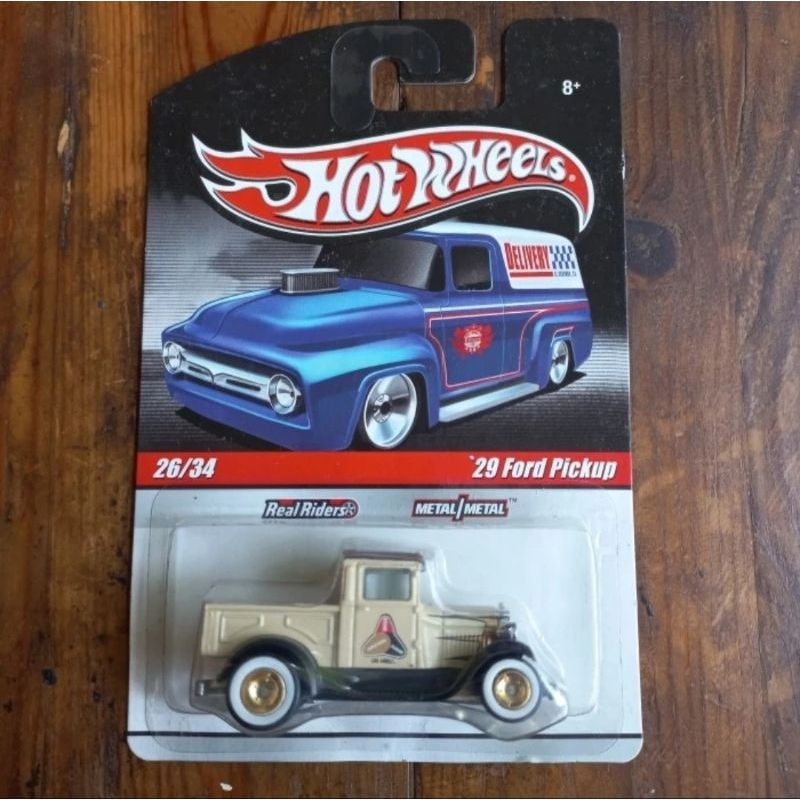 hot wheels delivery 29 ford pickup slick rides premium diecast (t)