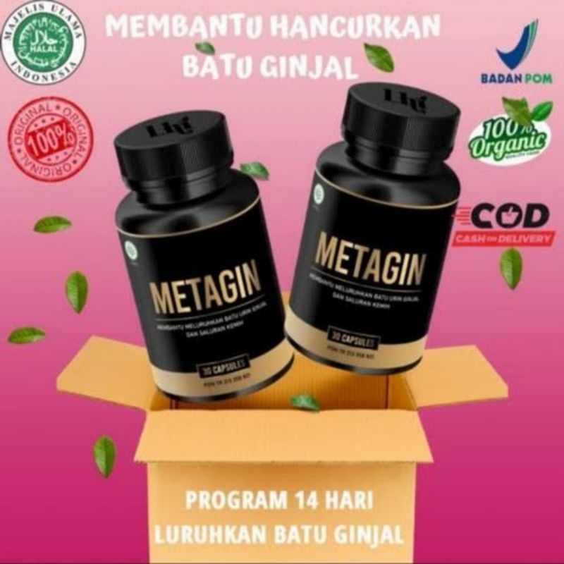 Obat Penghancur Batu Ginjal Ampuh Metagin Herbal Original BPOM Resmi