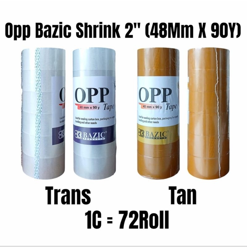 

Lakban / OPP Bazic Shrink 2Inci ( Bening & Cokelat )