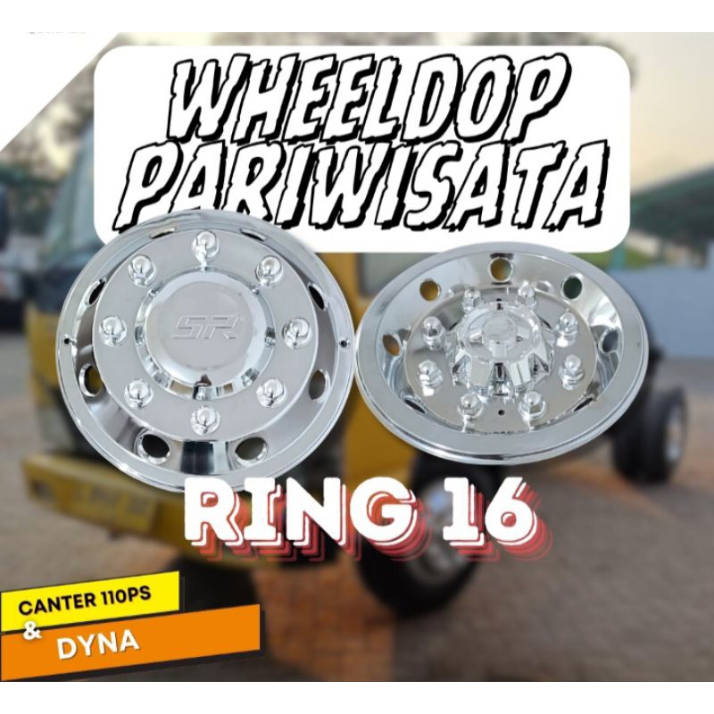 Weldop Truk/Truck Ring 16 CANTER/DYNA Model TURBO PARIWISATA (4pcs)