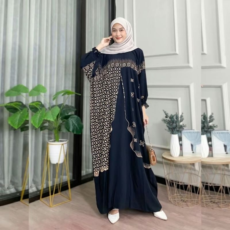 Kaftan Daster jumbo Ld 140 cm kaftan kirania