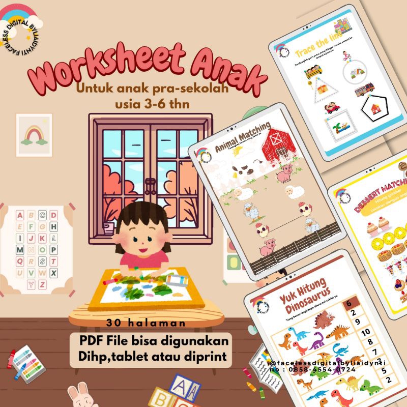 WORKSHEET ANAK TODDLER
