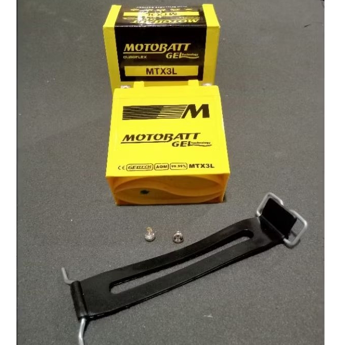 Aki Kering Motobatt MTX3L RX king Rxs RXk plus sabuk Aki Original