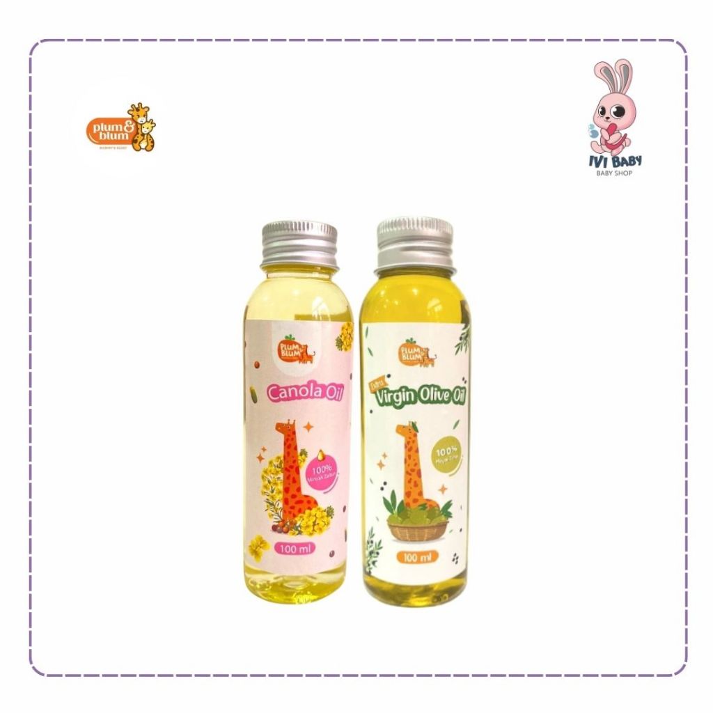 

Plum & Blum Virgin Olive Oil & Canola Oil | Minyak Zaitun & Minyak Kanola
